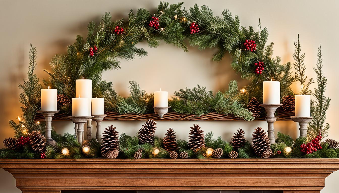 Simple Christmas Mantel Ideas