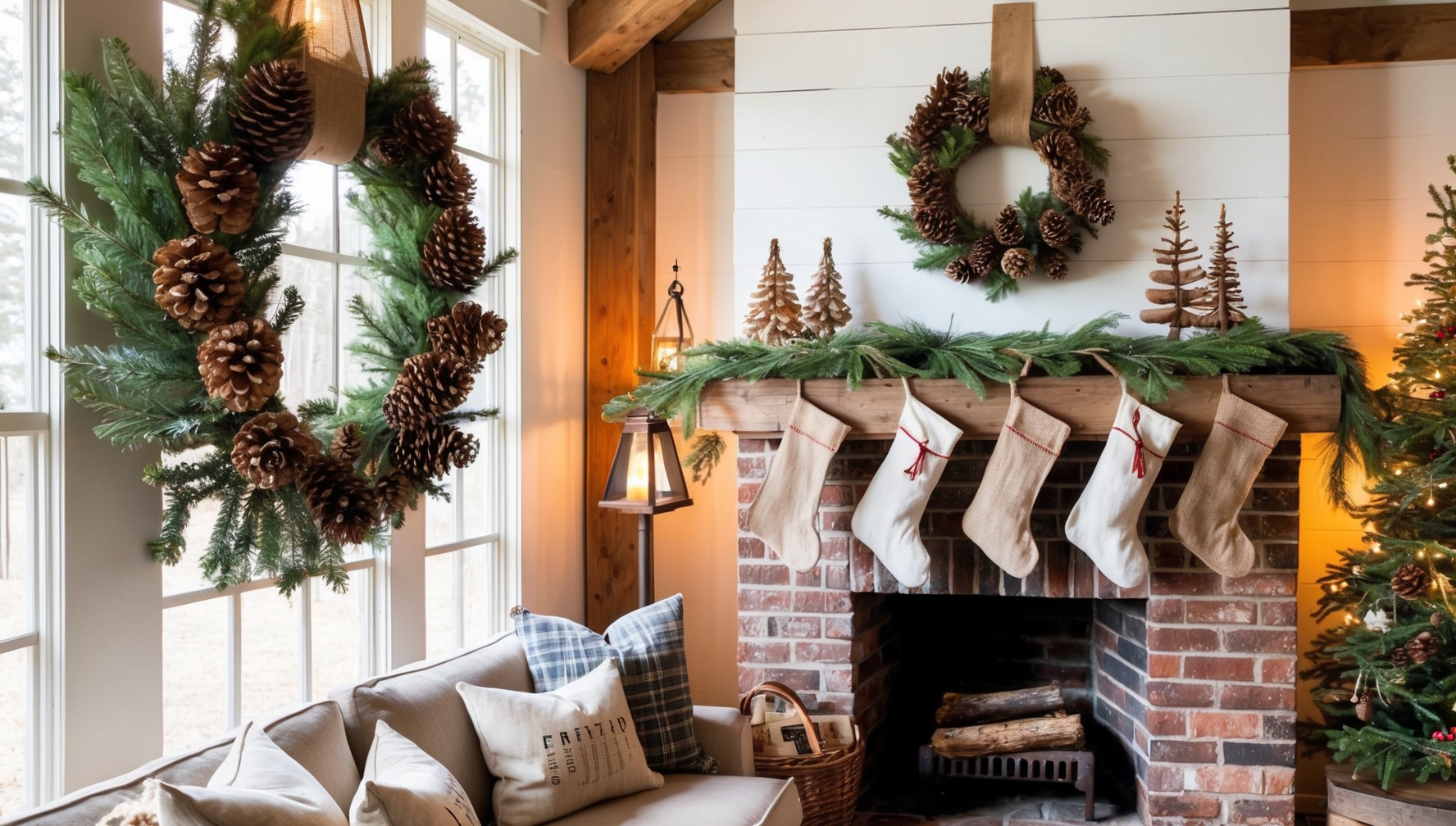 Simple Cozy Farmhouse Christmas Decor Ideas For Your Home