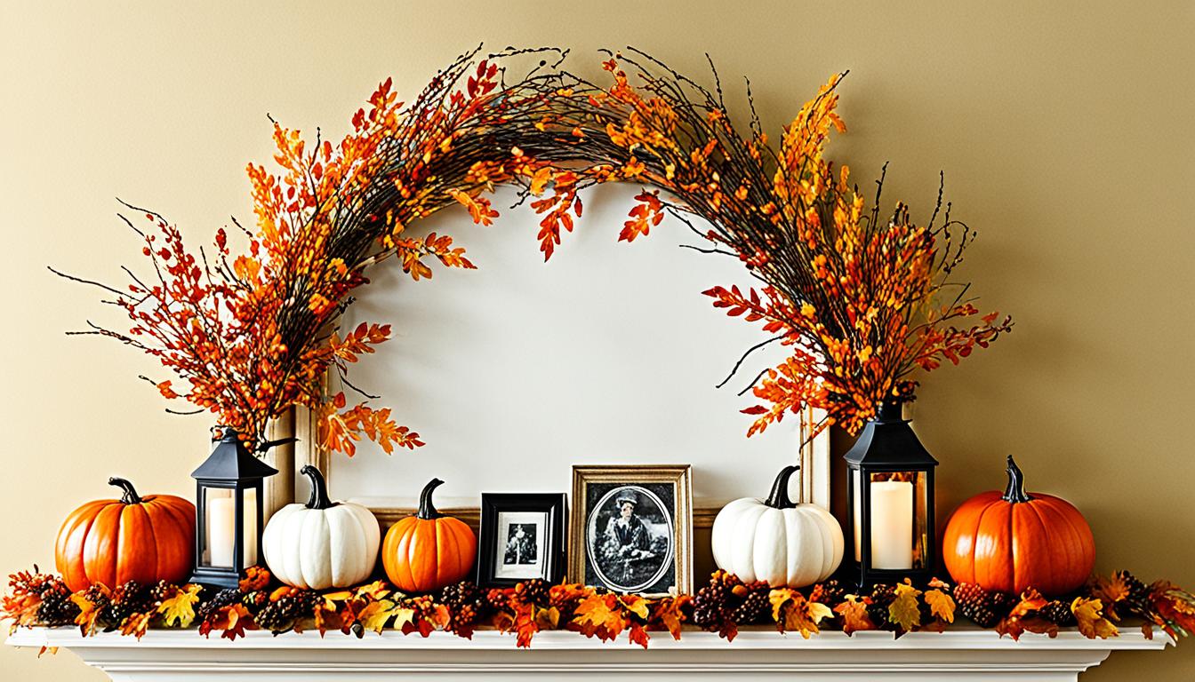 Simple Fall Mantel Decorating Ideas