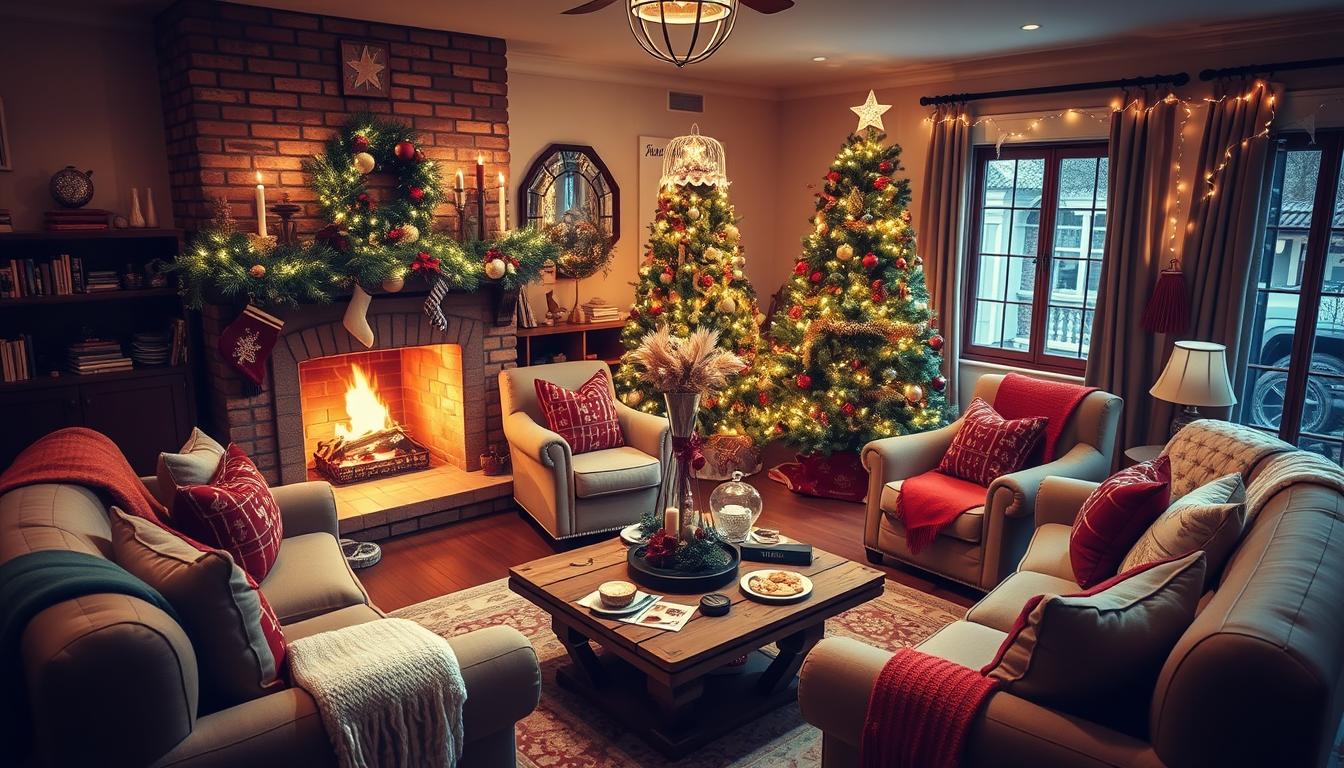 Cozy Christmas Living Room Decor