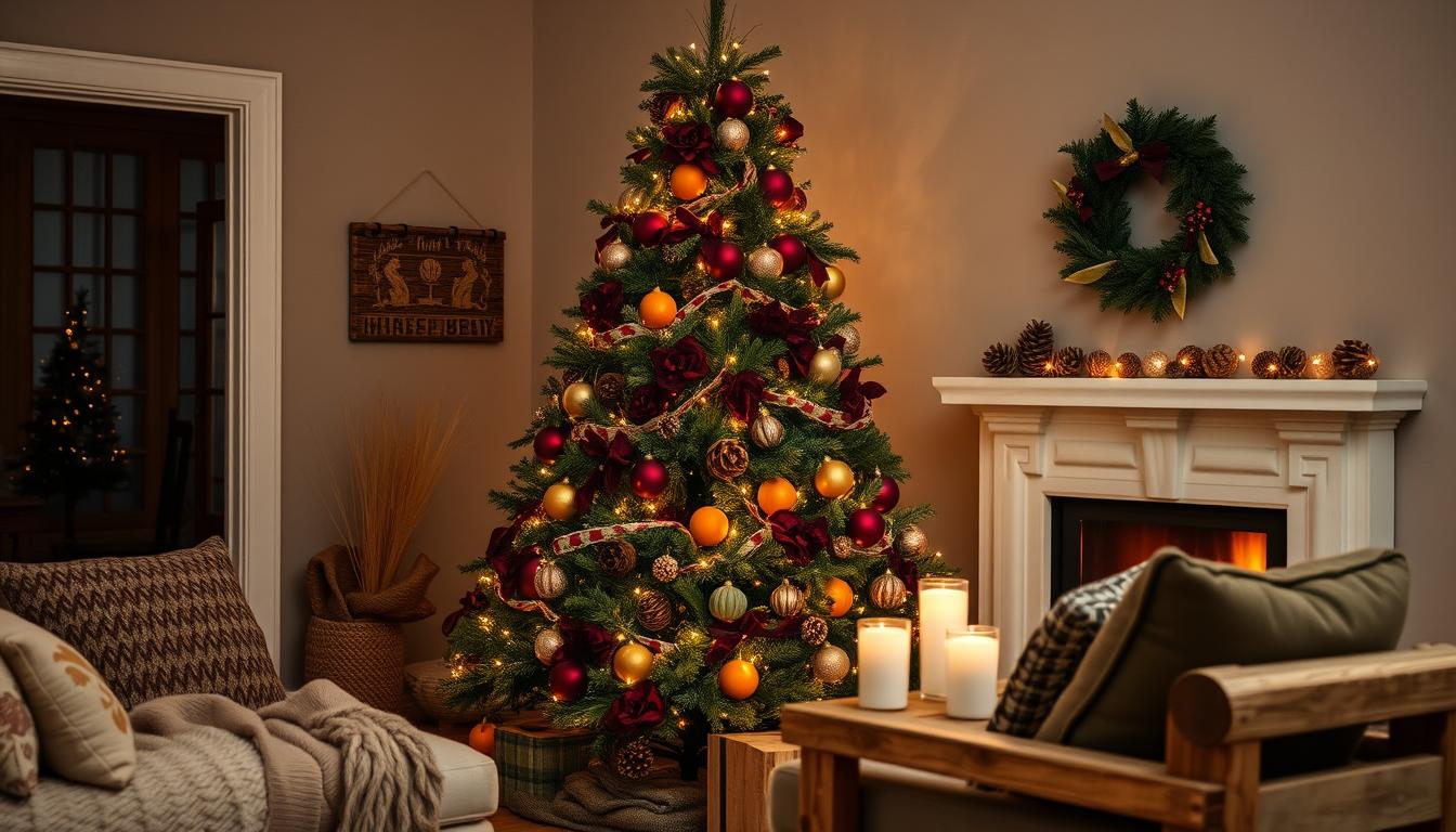 Create a Warm and Moody Holiday Atmosphere in Your Living Room