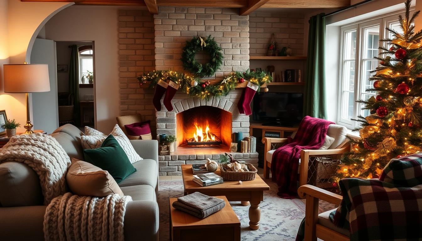 Dark Christmas Decor Ideas for a Stylish and Cozy Living Room