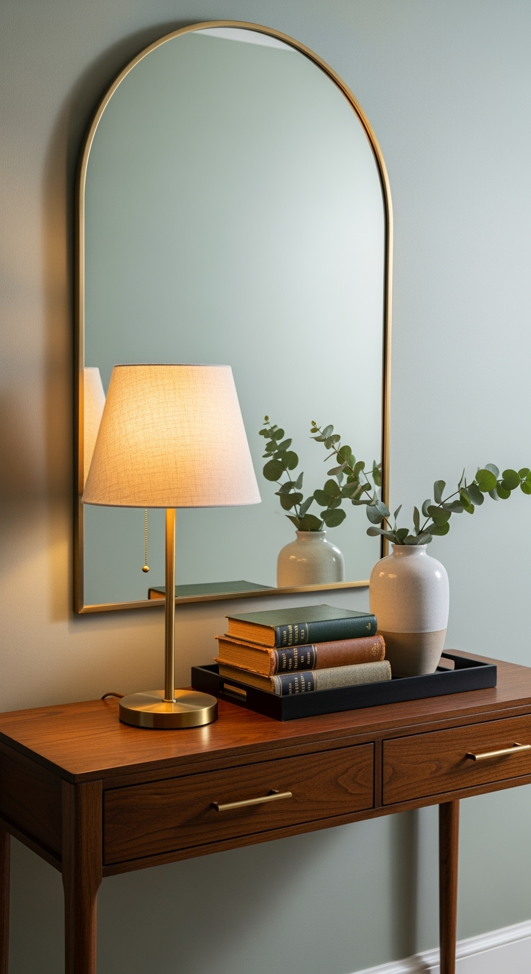 A beautifully styled console table