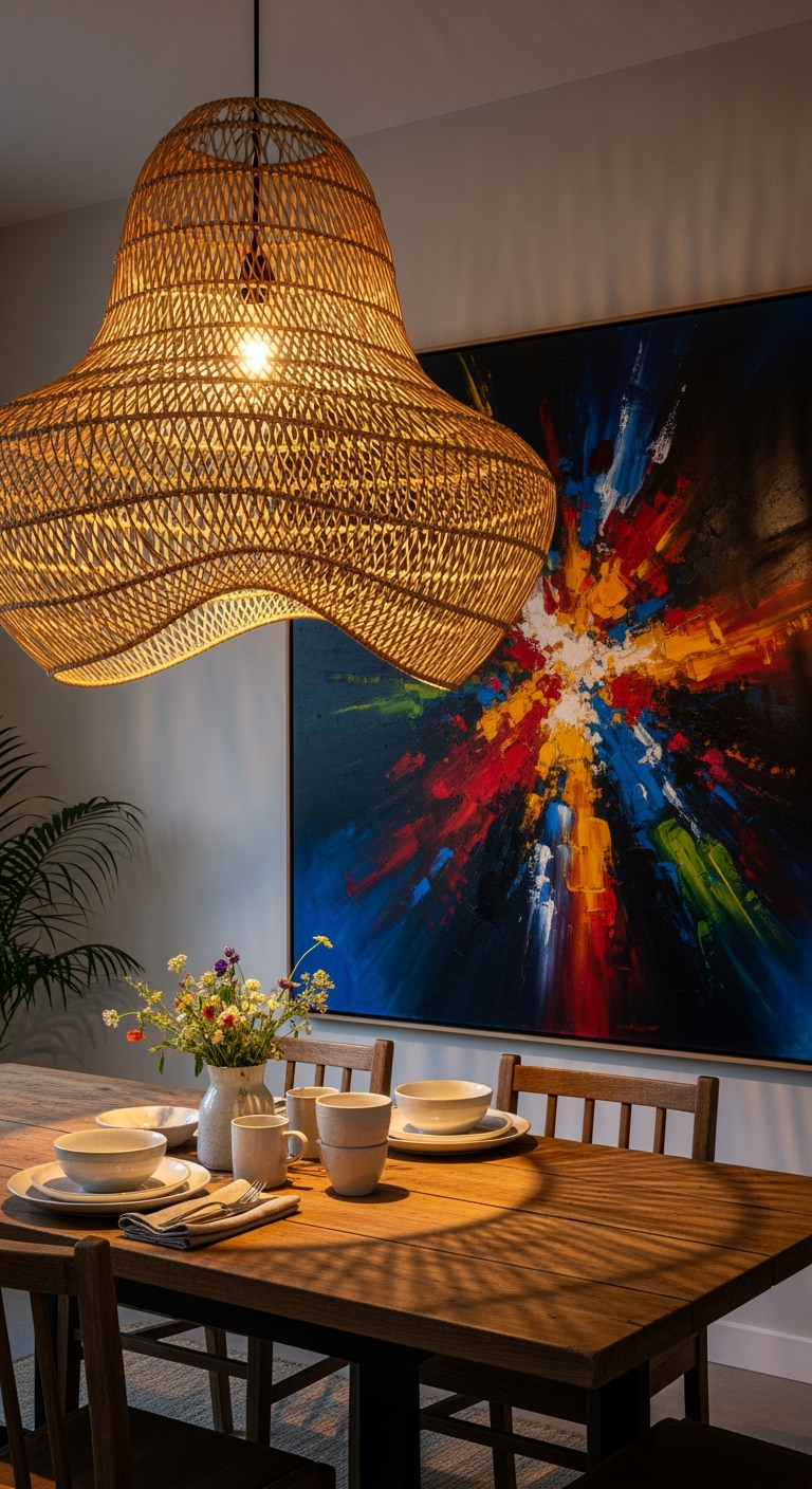 A dramatic focal point in a room